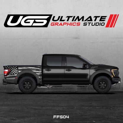 Ford Pickup American Flag Graphics