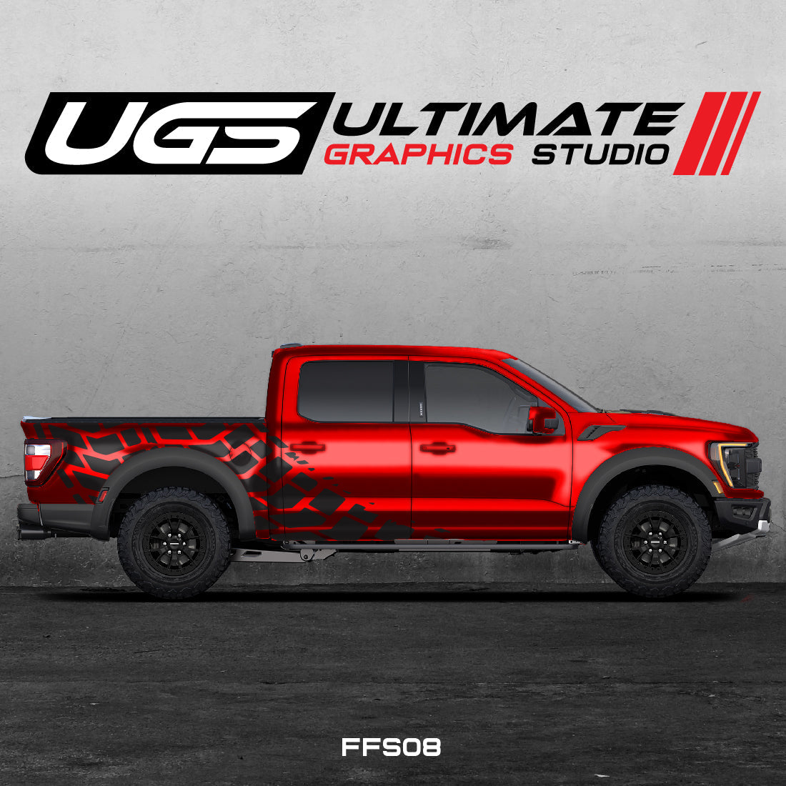Ford Pickup Tire Marks 1 Color Graphics