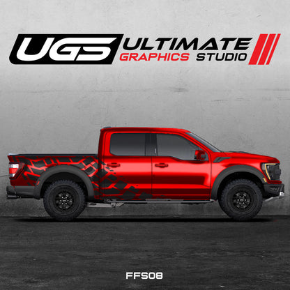 Ford Pickup Tire Marks 1 Color Graphics