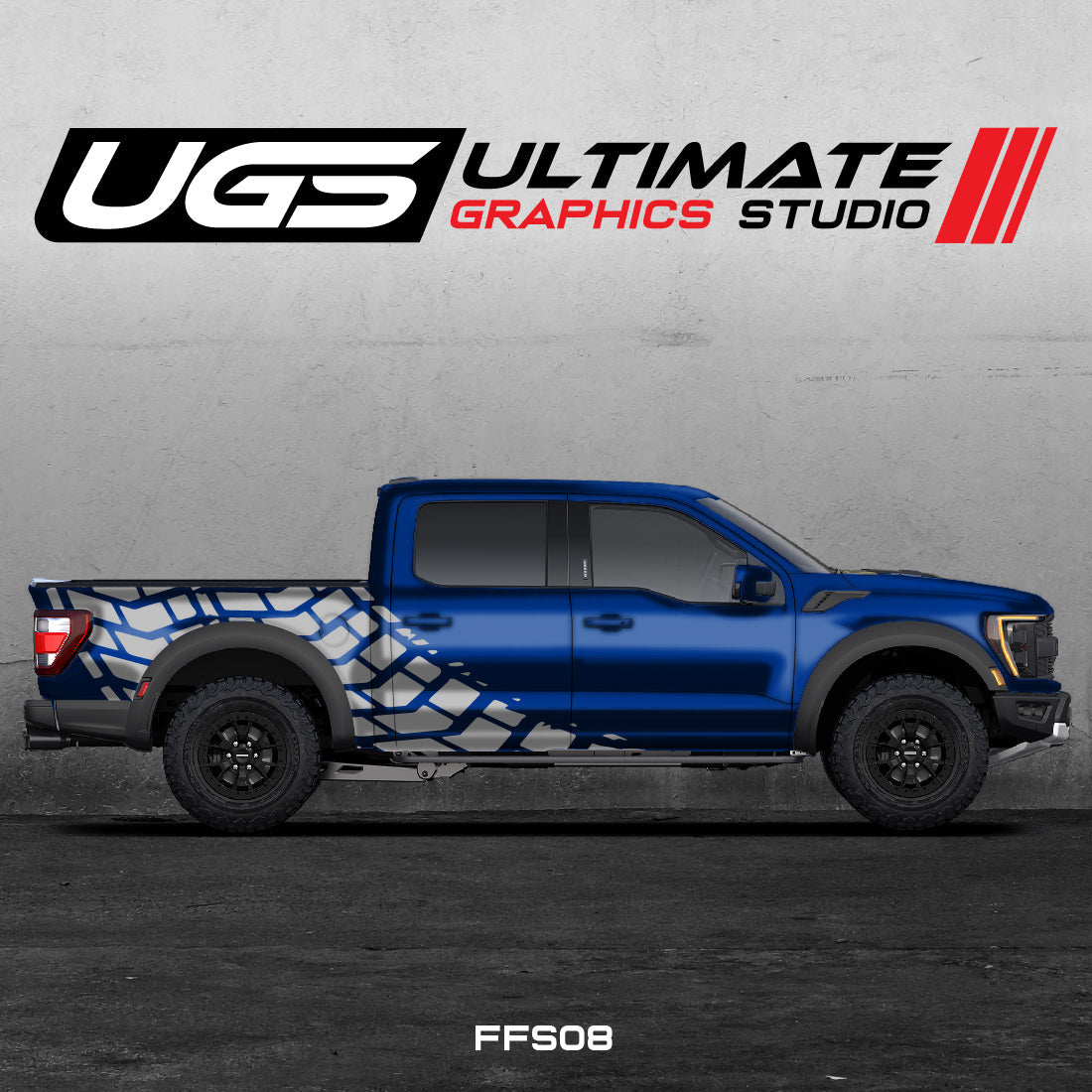 Ford Pickup Tire Marks 1 Color Graphics