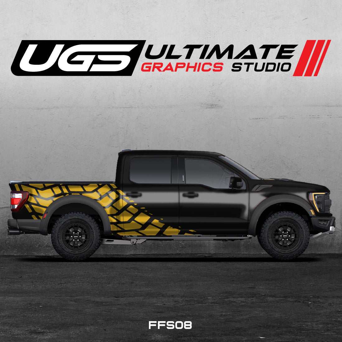 Ford Pickup Tire Marks 1 Color Graphics