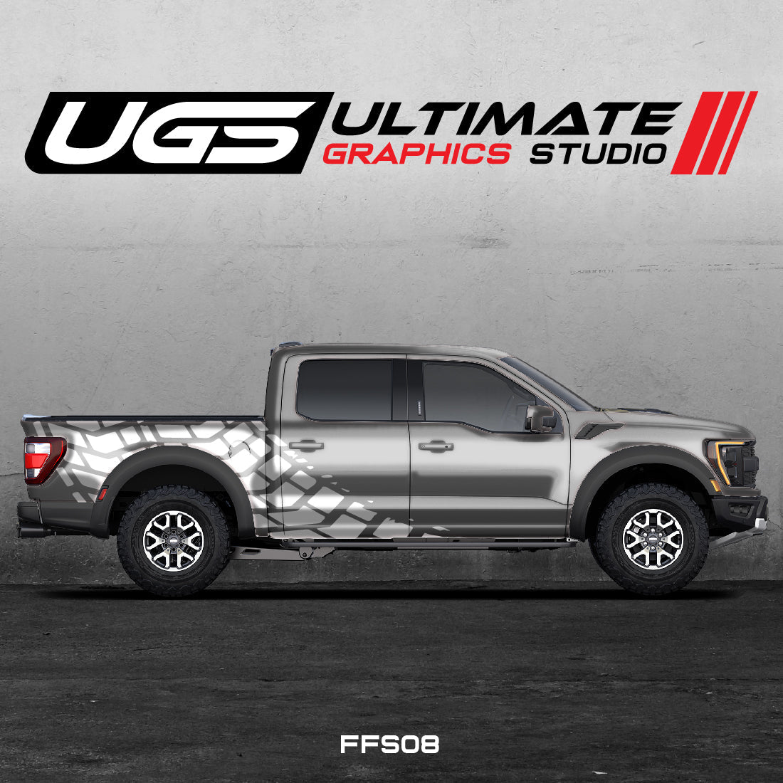 Ford Pickup Tire Marks 1 Color Graphics