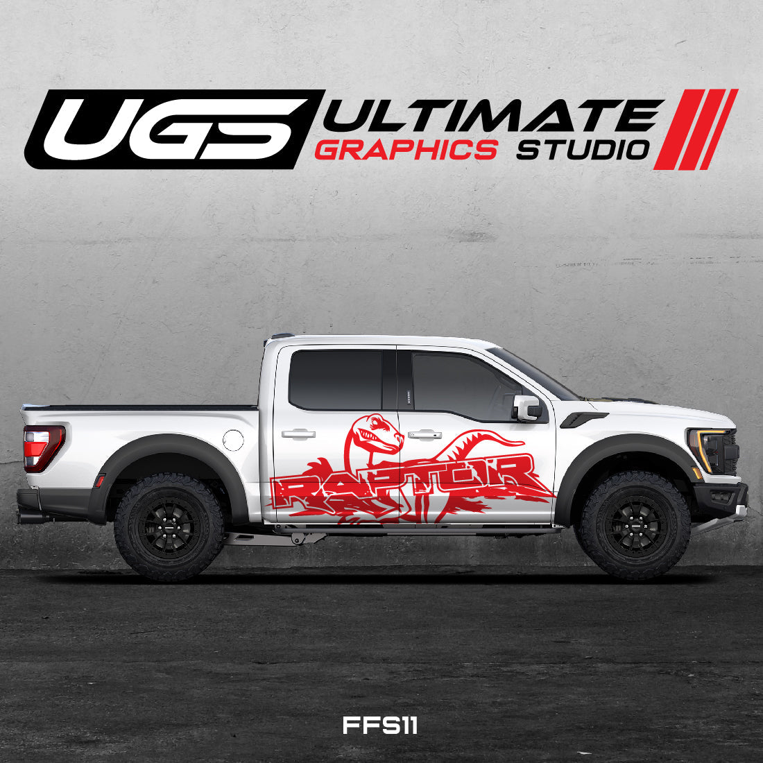 F-150 Raptor Side Graphics 1 Color