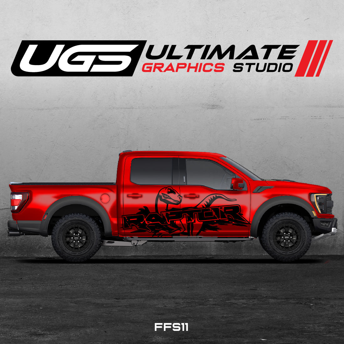 F-150 Raptor Side Graphics 1 Color