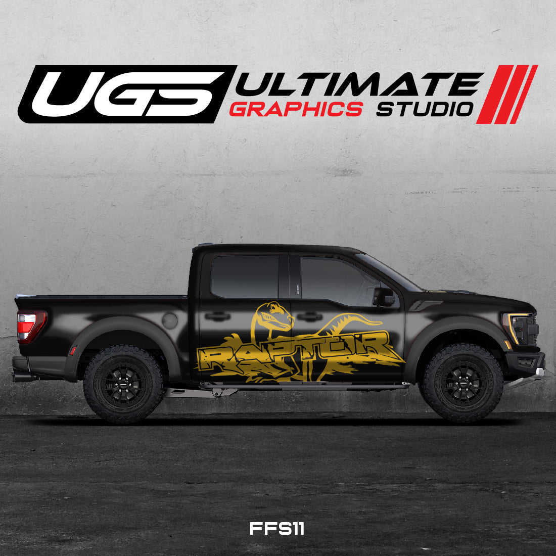 F-150 Raptor Side Graphics 1 Color