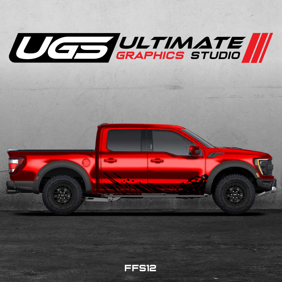 F-150 Raptor Dirt Side Graphics 1 Color