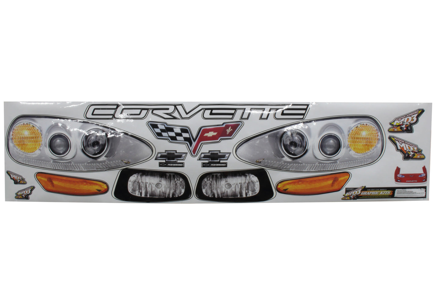 FIVESTAR Nose Only Graphics MD3 Corvette 925-410-ID – Milky Motorsports