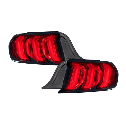 Form Lighting 2015-2022 Ford Mustang LED Tail Lights Red Pair  FL0008