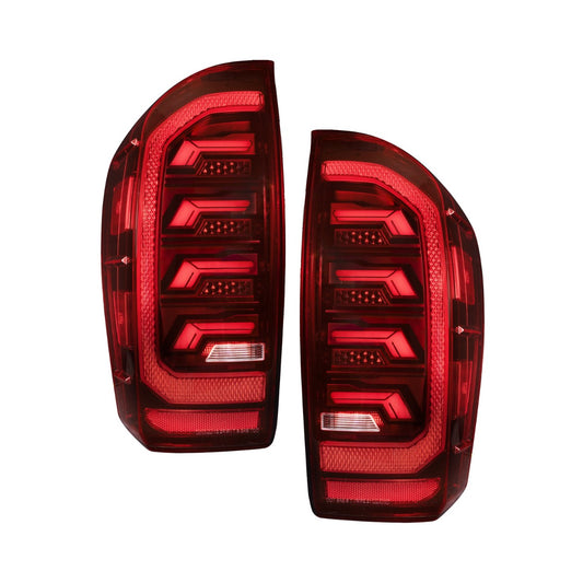 Form Lighting 2016-2023 Toyota Tacoma LED Tail Lights, Red Pair  FL0019