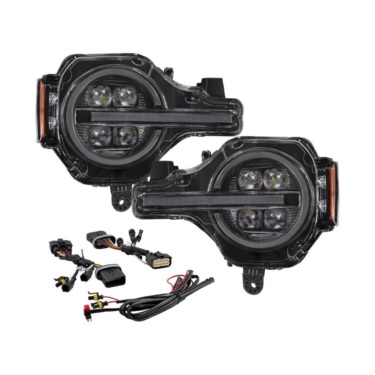 Form Lighting 2021-2024 Ford Bronco Sequential LED Projector Headlights Pair  FL0020