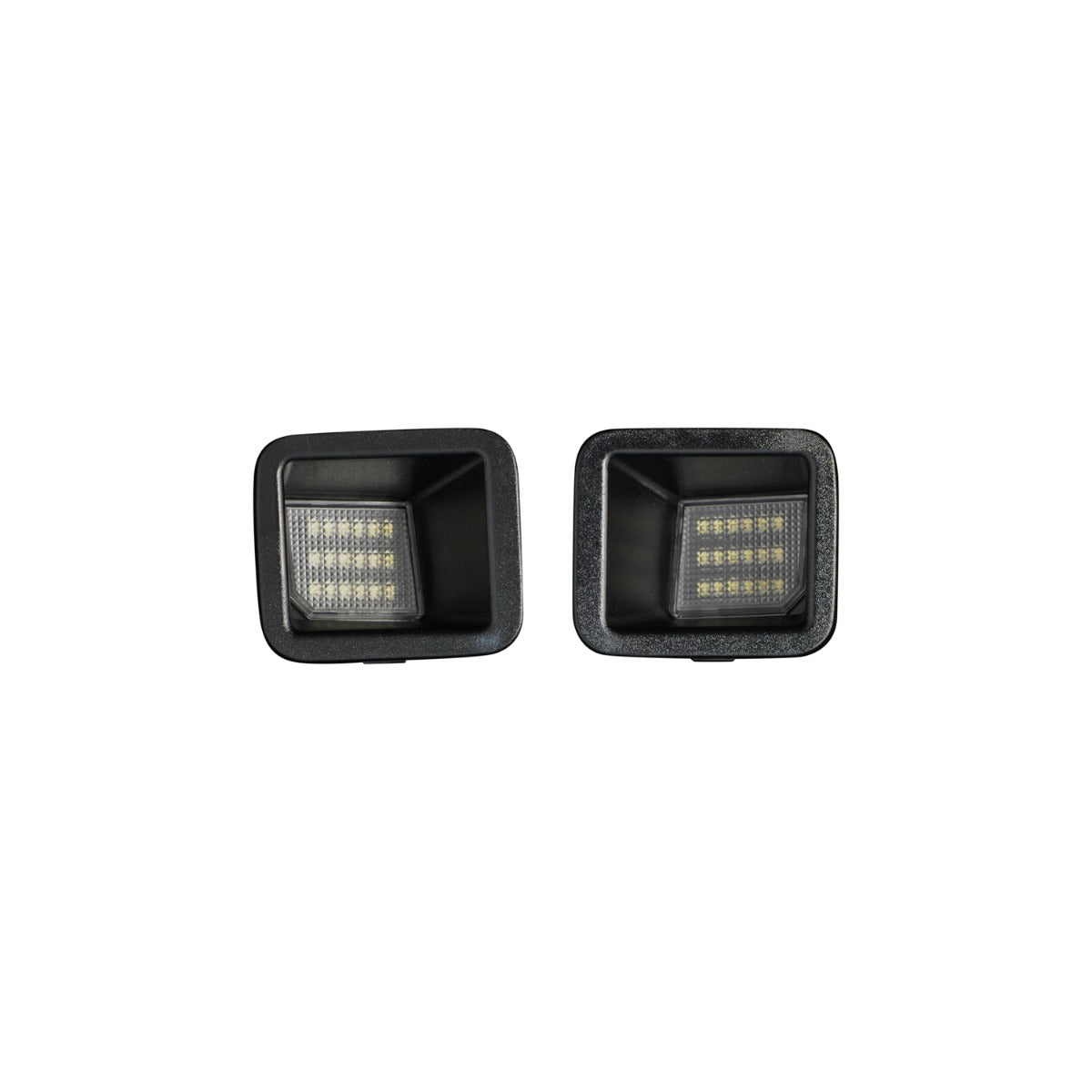 Form Lighting 2017-2024 Ford Super Duty LED License Plate Lights Pair, Clear  FL0047-form-lic-1323