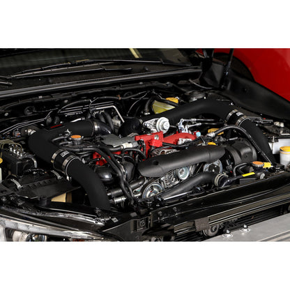 GrimmSpeed Front Mount Intercooler Kit - Raw Core with Black Piping - 2015-21 Subaru STI GRM090237