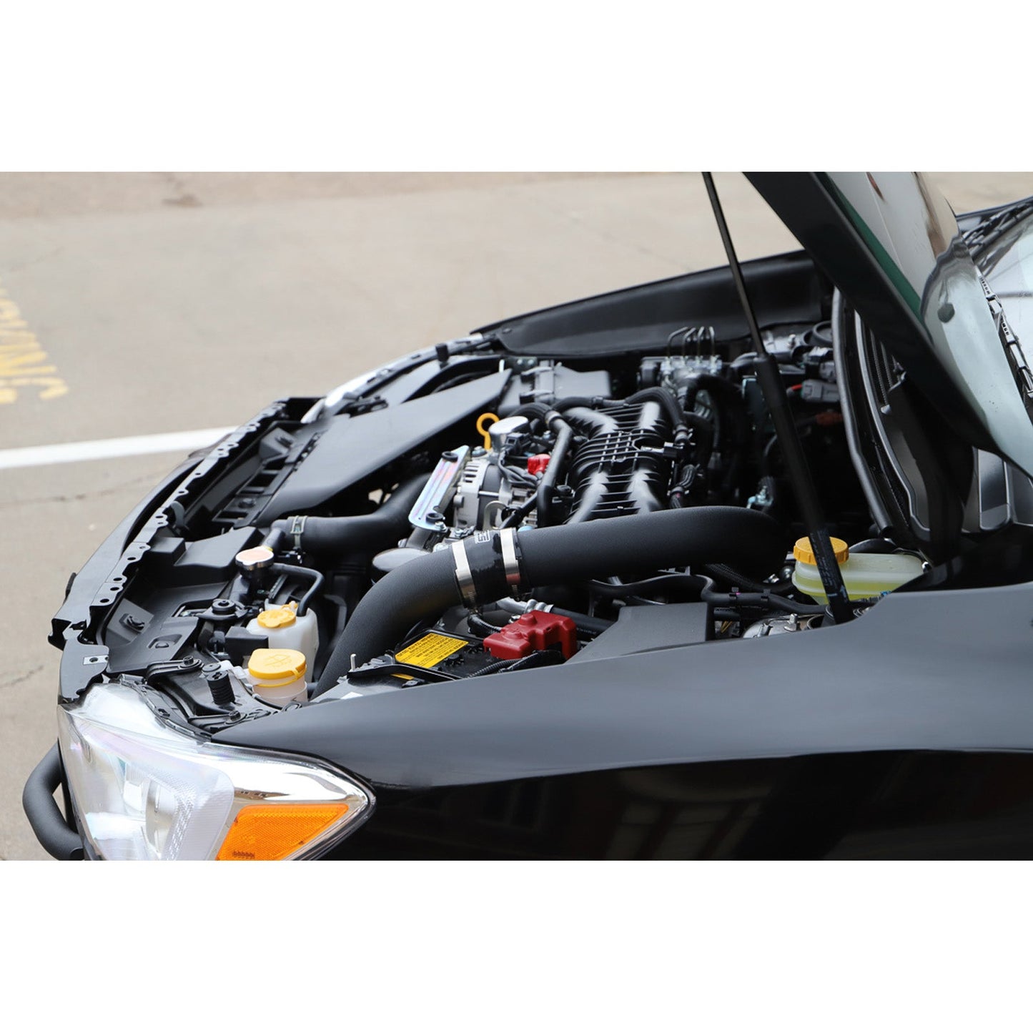 GrimmSpeed Front Mount Intercooler Kit - Black Core with Black Piping - 2015-21 Subaru WRX GRM090256