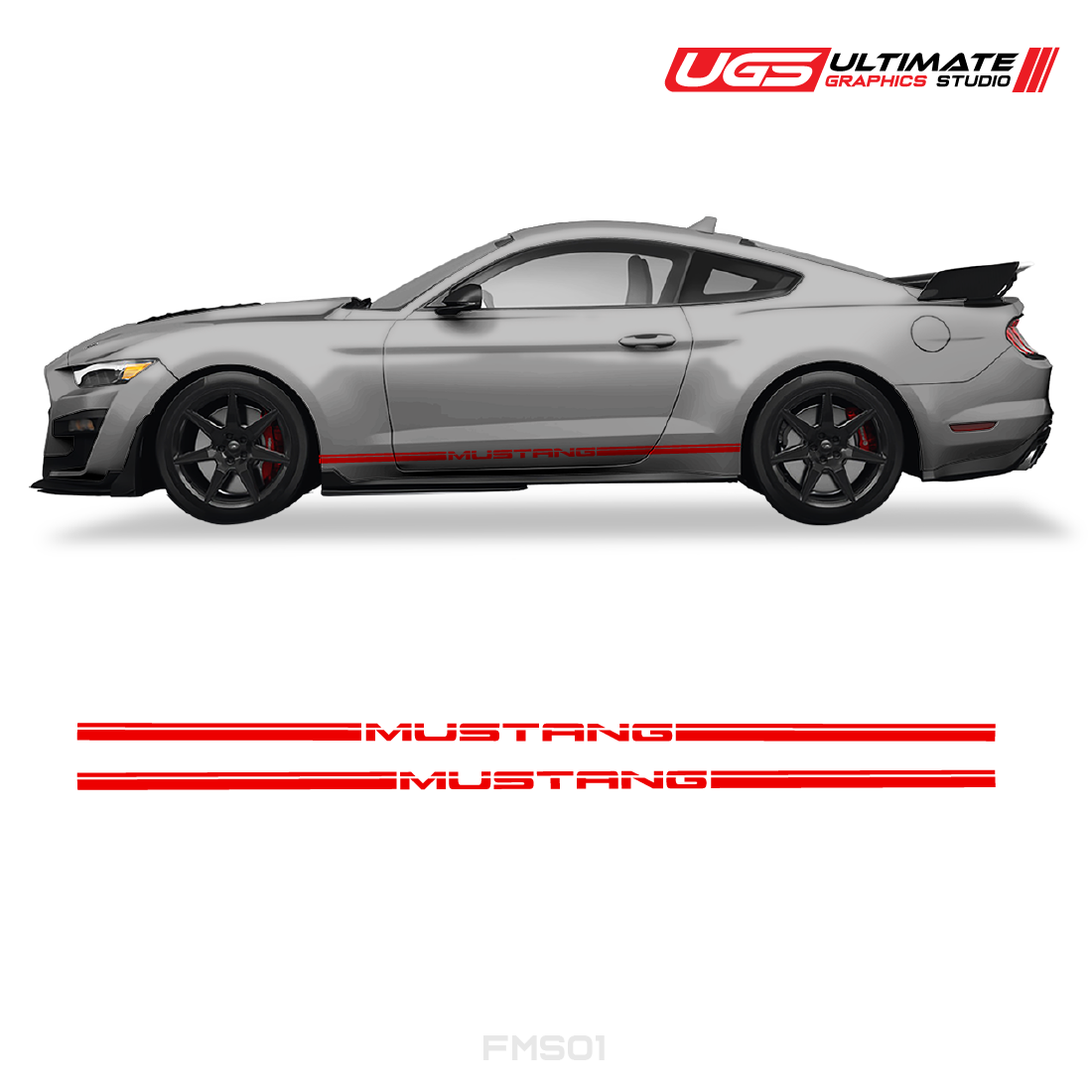 Ford Mustang Side 1 Color Graphics
