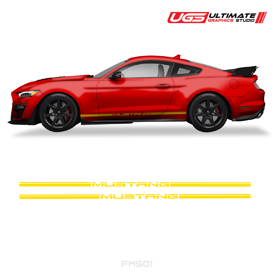 Ford Mustang Side 1 Color Graphics