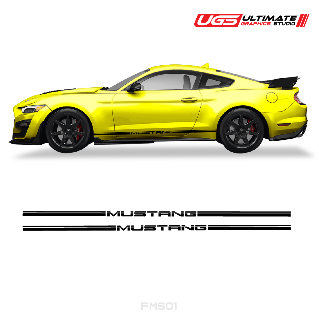 Ford Mustang Side 1 Color Graphics