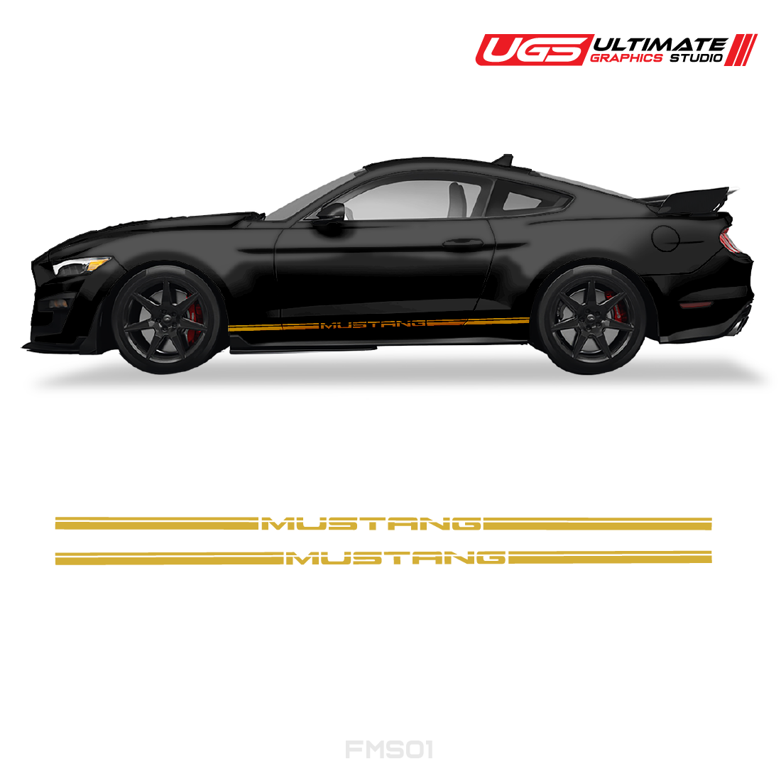Ford Mustang Side 1 Color Graphics