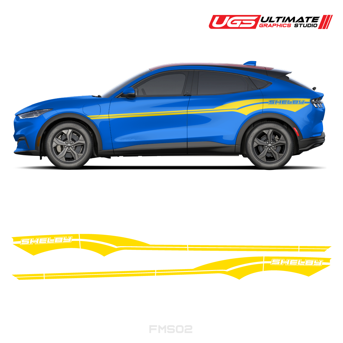 Ford Mach-E Shelby Side Graphics