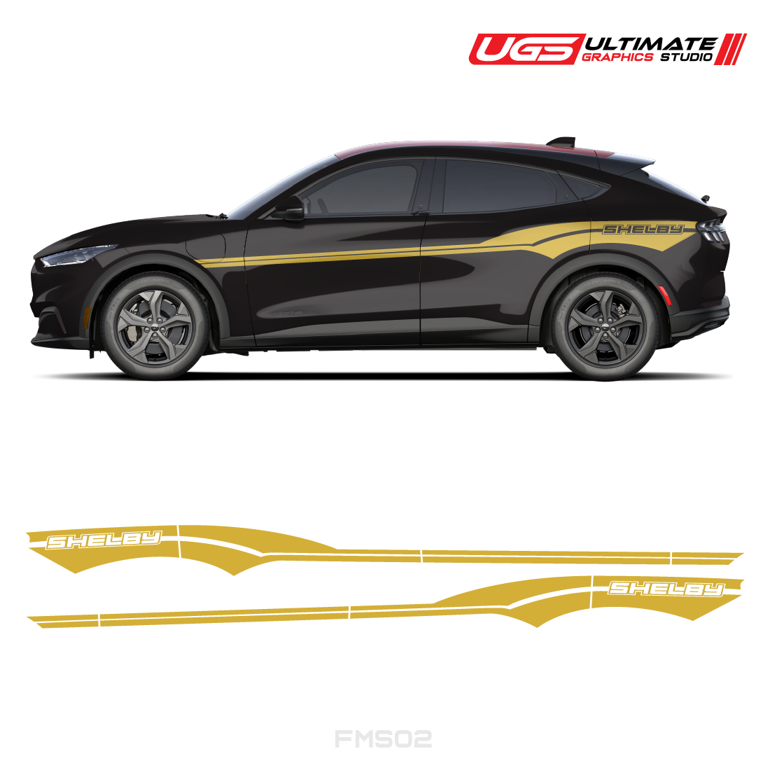 Ford Mach-E Shelby Side Graphics