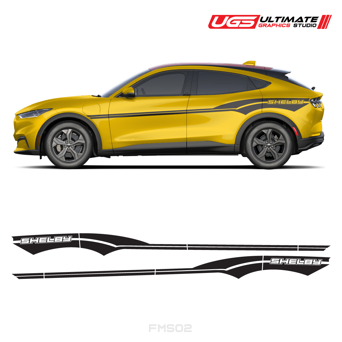 Ford Mach-E Shelby Side Graphics