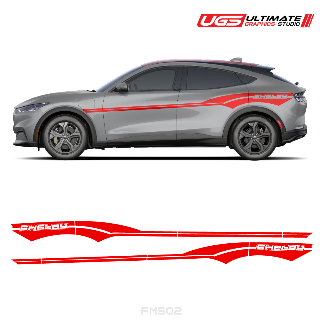 Ford Mach-E Shelby Side Graphics