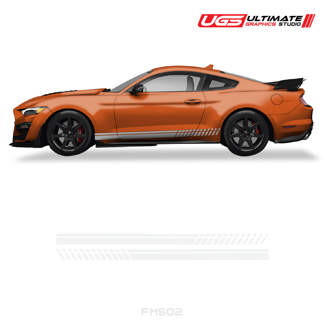 Ford Mustang Side Skirt Graphics