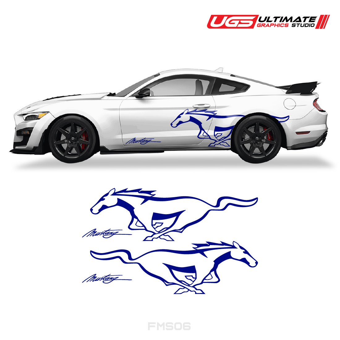 Ford Mustang Side Logo