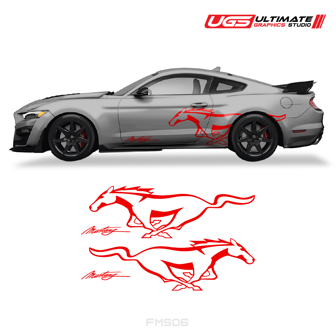 Ford Mustang Side Logo