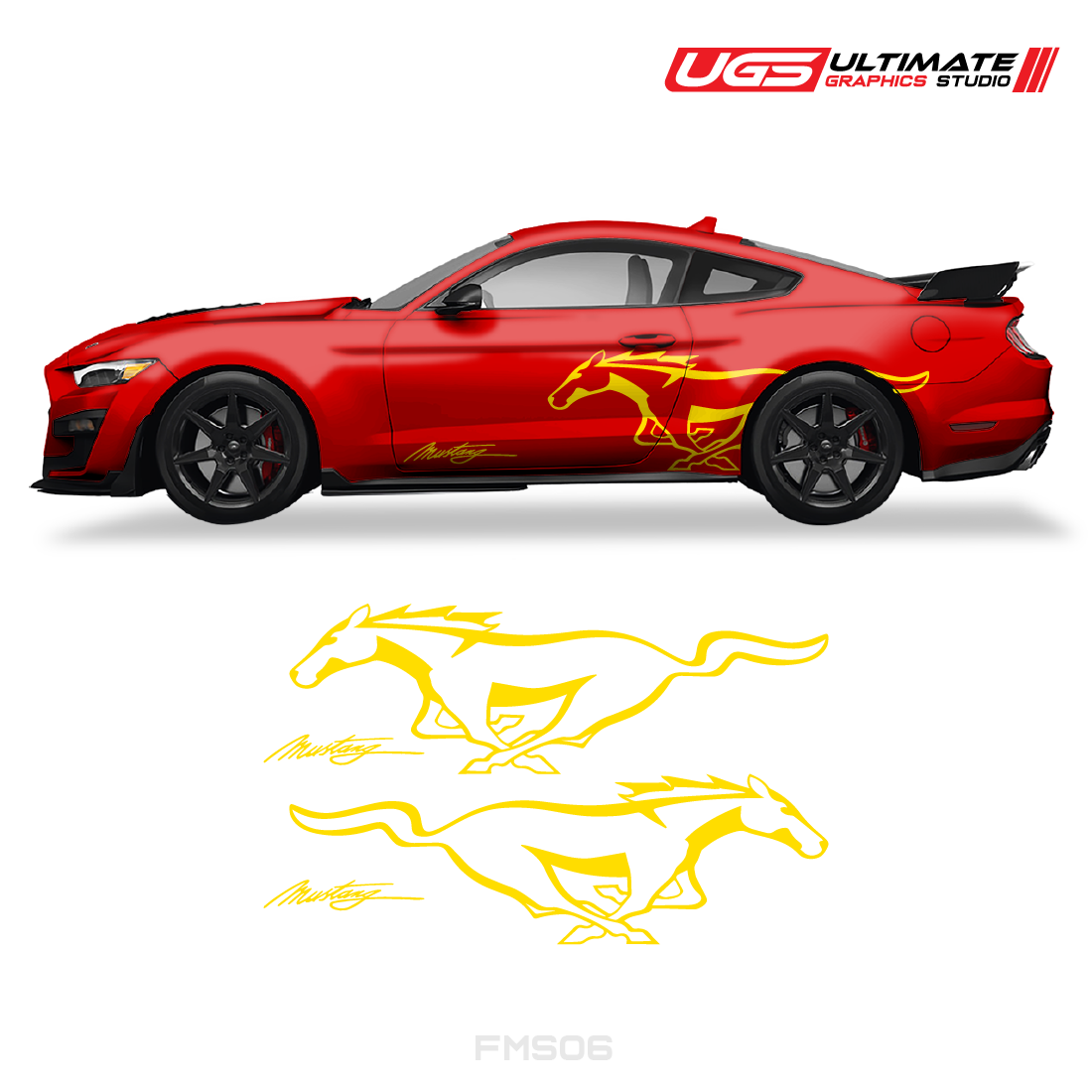 Ford Mustang Side Logo