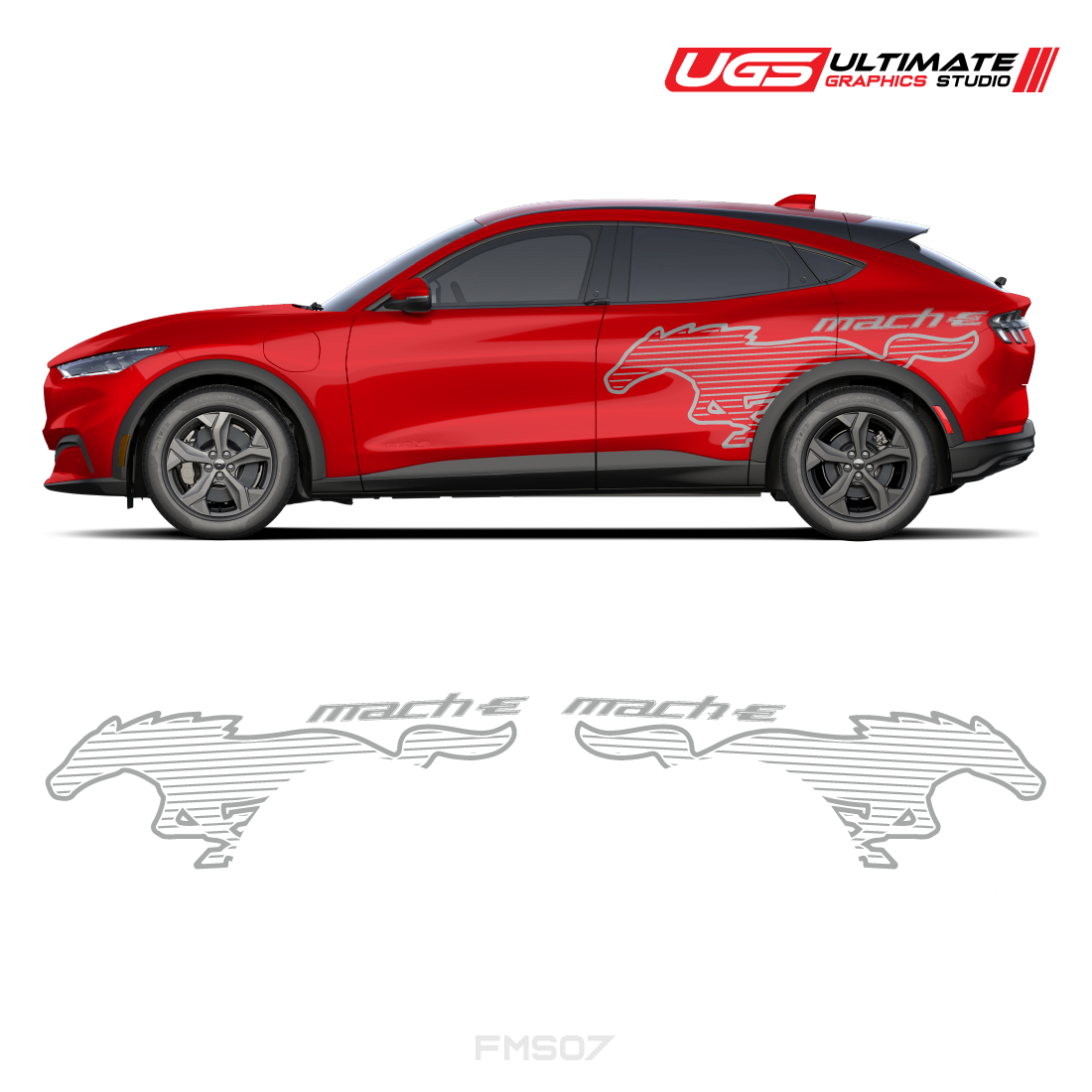 Ford Mach-E Side Logo Side