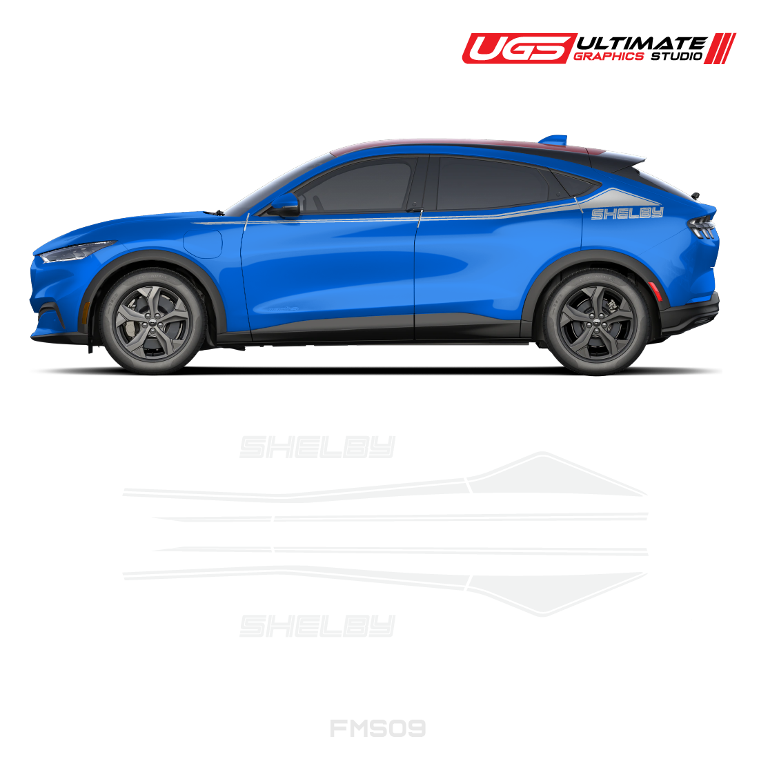 Ford Mach-E Side Logo Side Stripe