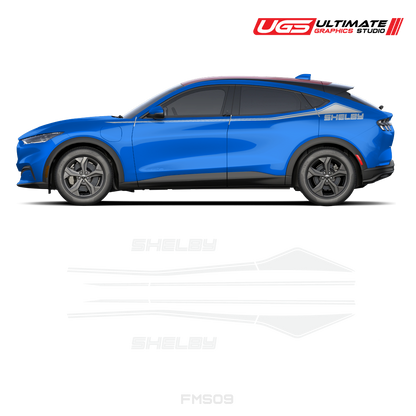 Ford Mach-E Side Logo Side Stripe