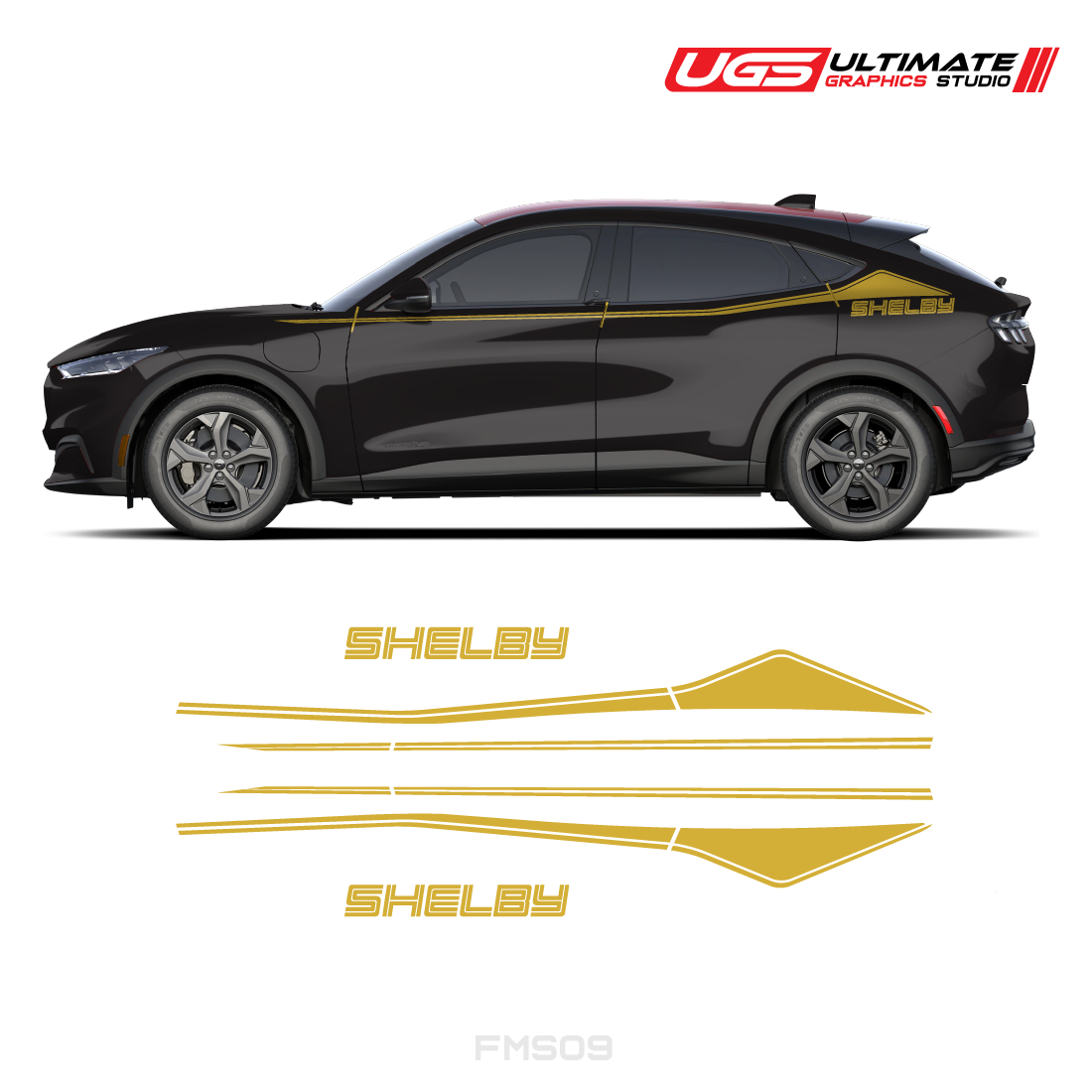 Ford Mach-E Side Logo Side Stripe