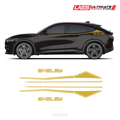 Ford Mach-E Side Logo Side Stripe