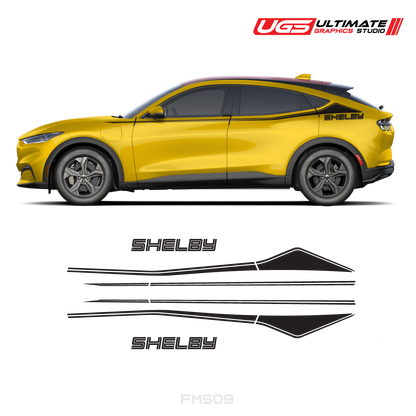 Ford Mach-E Side Logo Side Stripe