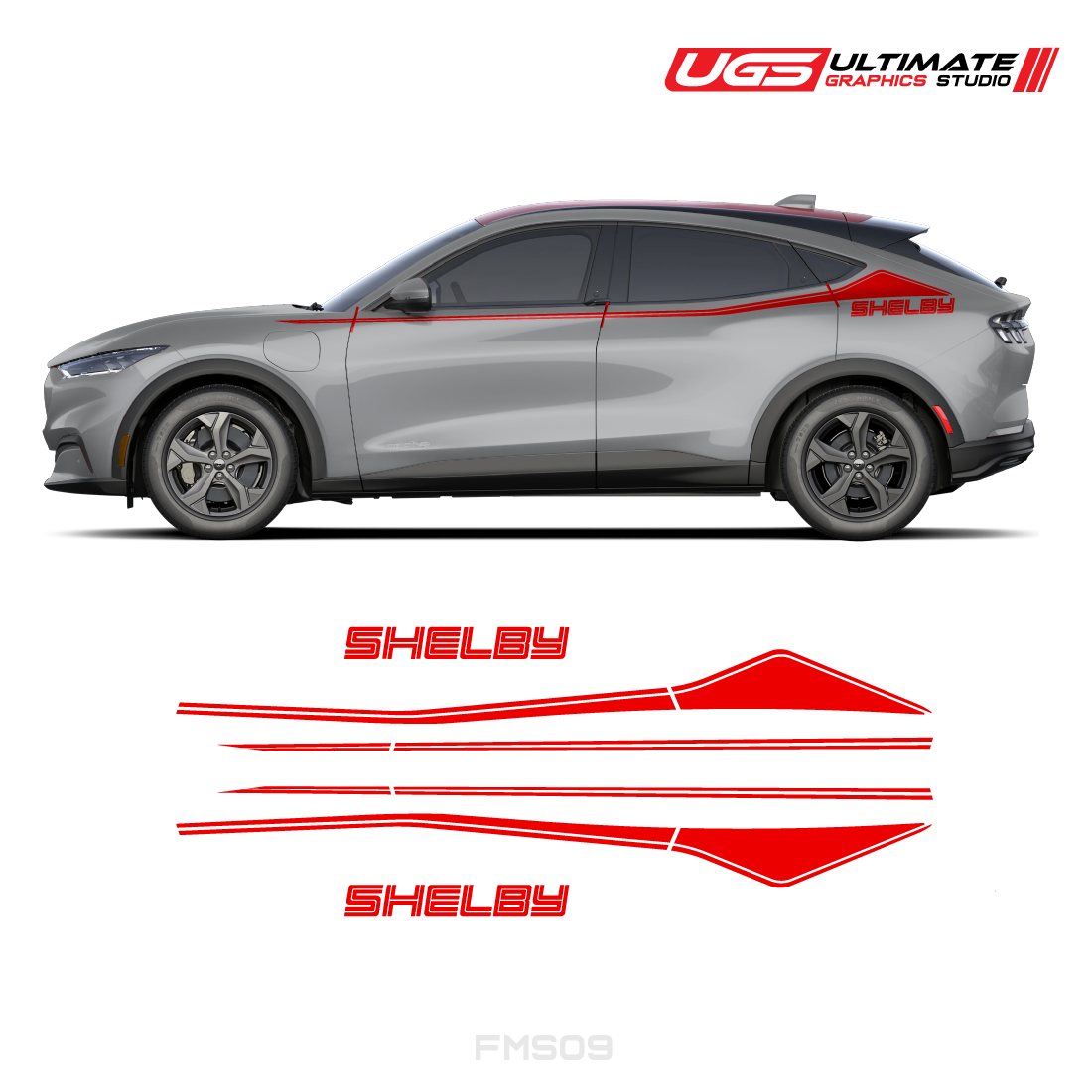 Ford Mach-E Side Logo Side Stripe