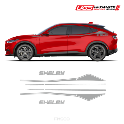 Ford Mach-E Side Logo Side Stripe