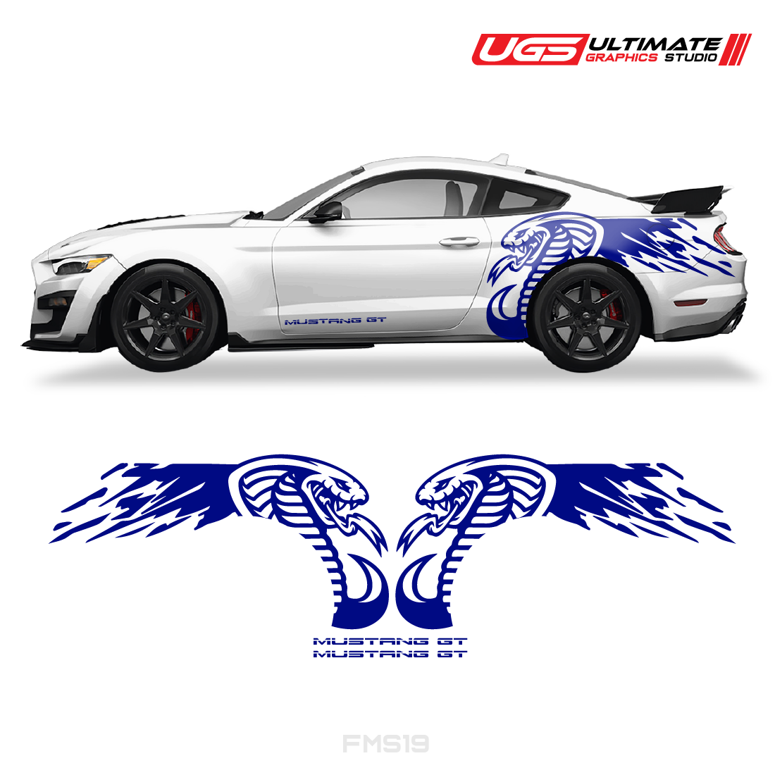 Ford Mustang Cobra Side Graphics / Mustang GT