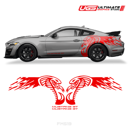 Ford Mustang Cobra Side Graphics / Mustang GT