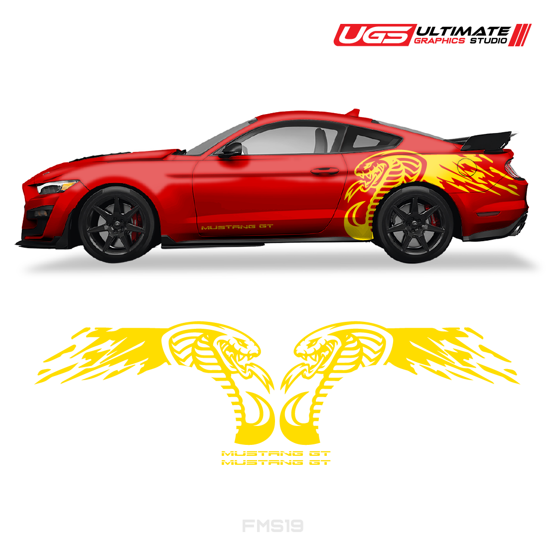Ford Mustang Cobra Side Graphics / Mustang GT