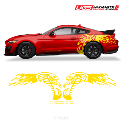 Ford Mustang Cobra Side Graphics / Mustang GT