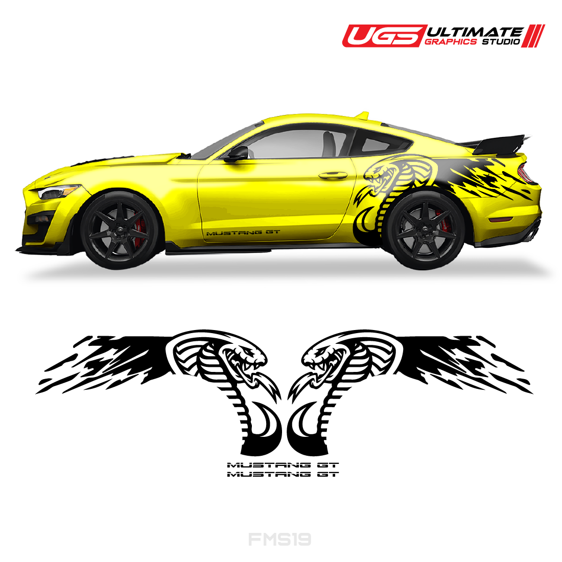Ford Mustang Cobra Side Graphics / Mustang GT