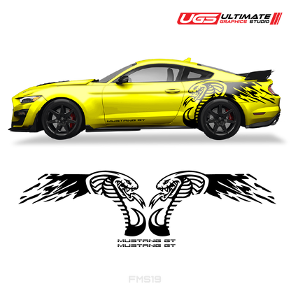 Ford Mustang Cobra Side Graphics / Mustang GT