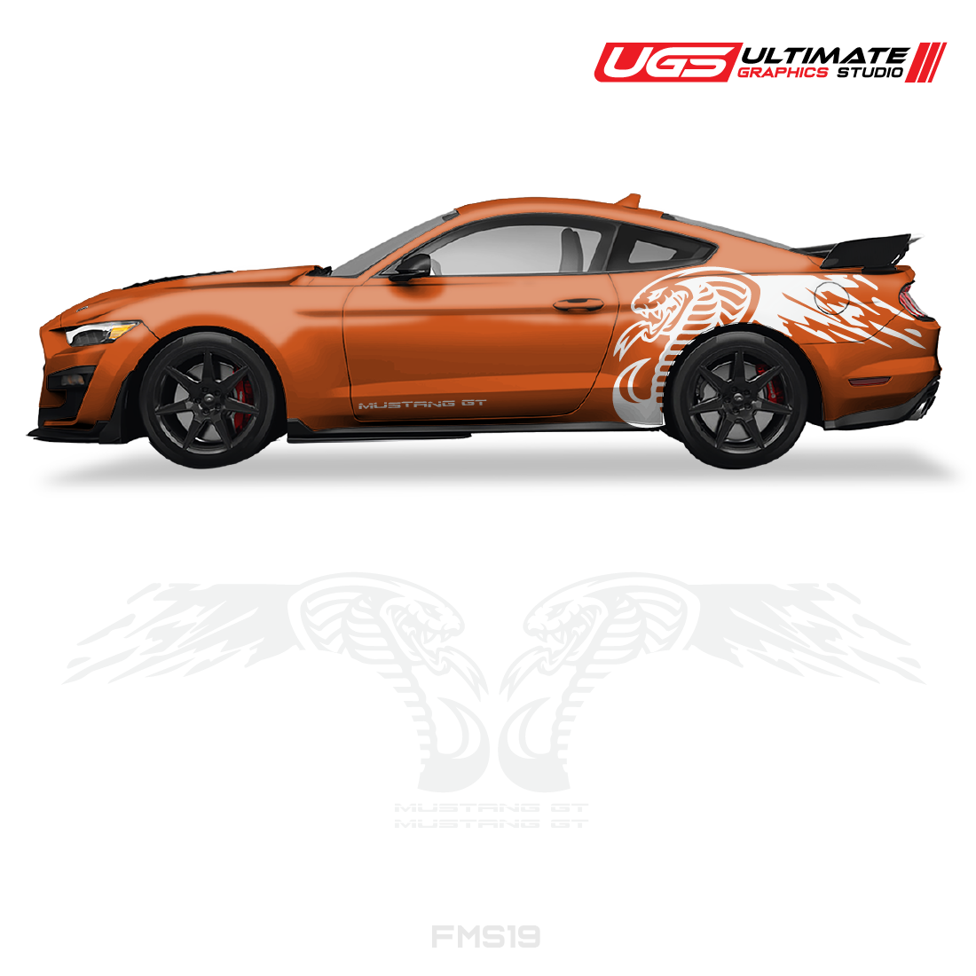 Ford Mustang Cobra Side Graphics / Mustang GT