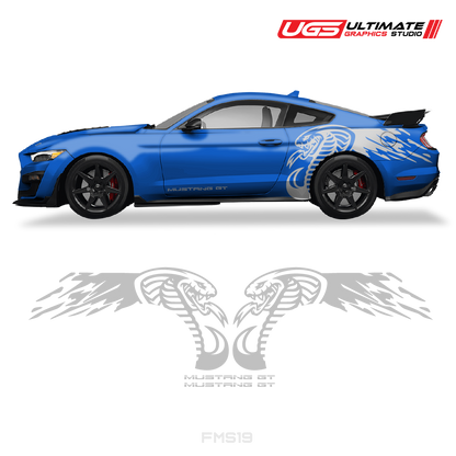 Ford Mustang Cobra Side Graphics / Mustang GT