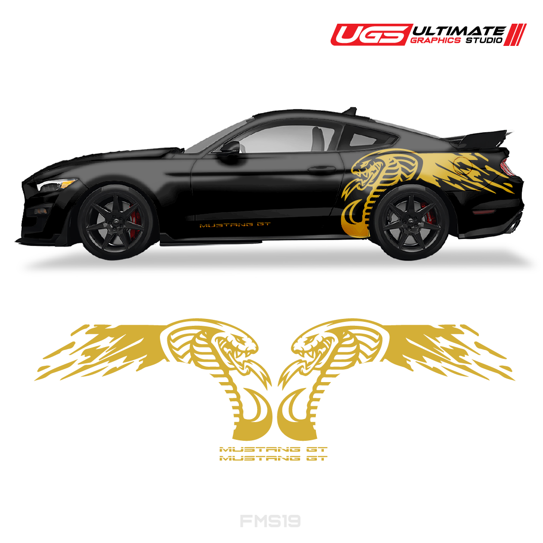 Ford Mustang Cobra Side Graphics / Mustang GT