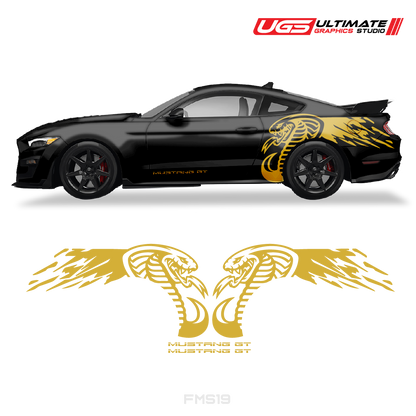 Ford Mustang Cobra Side Graphics / Mustang GT