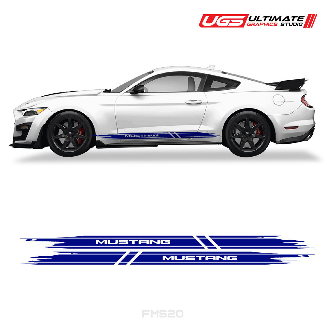 Ford Mustang Skirt Side Graphics