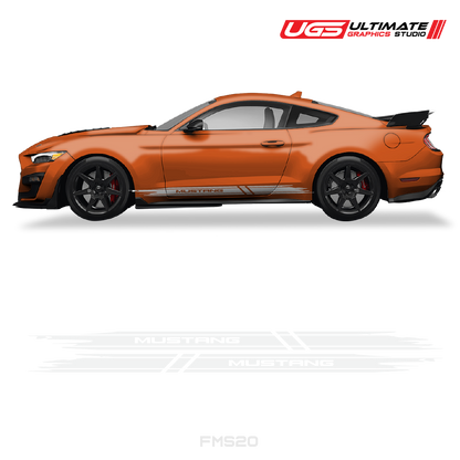 Ford Mustang Skirt Side Graphics