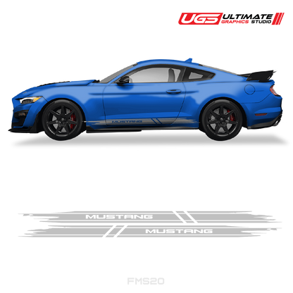Ford Mustang Skirt Side Graphics